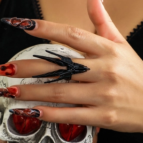 Wholesale Halloween Bibcock Alloy Adjustable Opening Ring