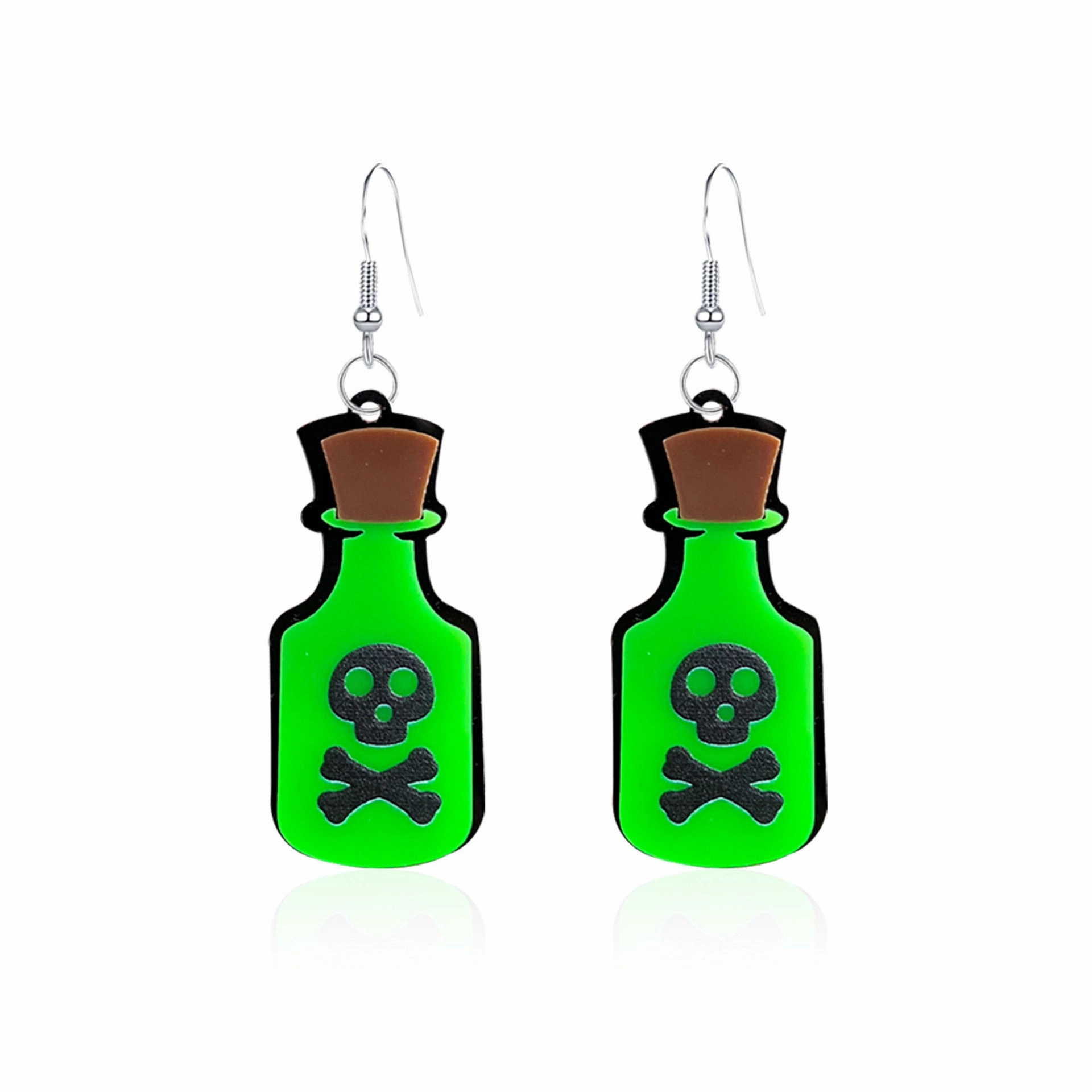 Wholesale Halloween Bleeding Heart Acrylic Earrings