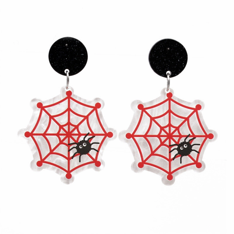 Wholesale Halloween Cartoon Acrylic Earrings