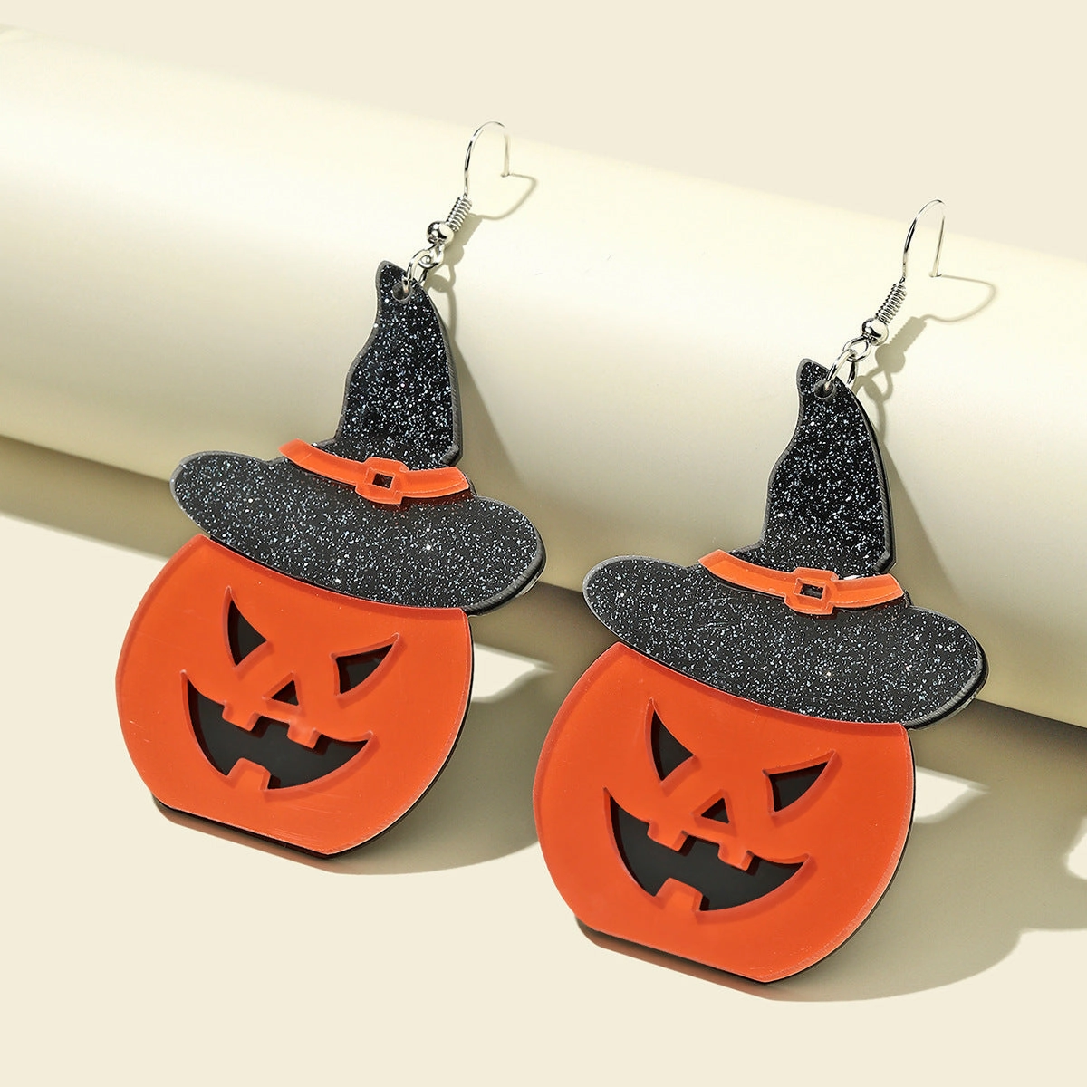 Wholesale Halloween Ghost Pumpkin Fun Acrylic Earrings