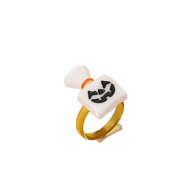 Wholesale Halloween Ghost Pumpkin Head Multiple Resin Rings
