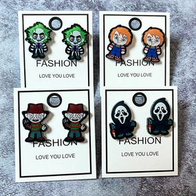 Wholesale Halloween Horror Acrylic Earrings