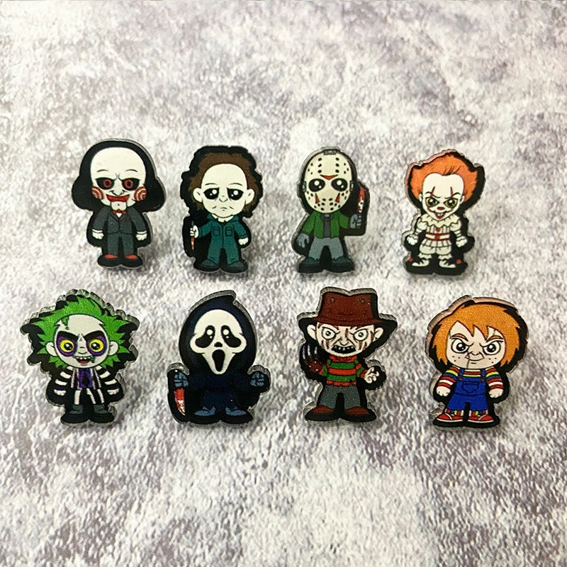 Wholesale Halloween Horror Acrylic Earrings