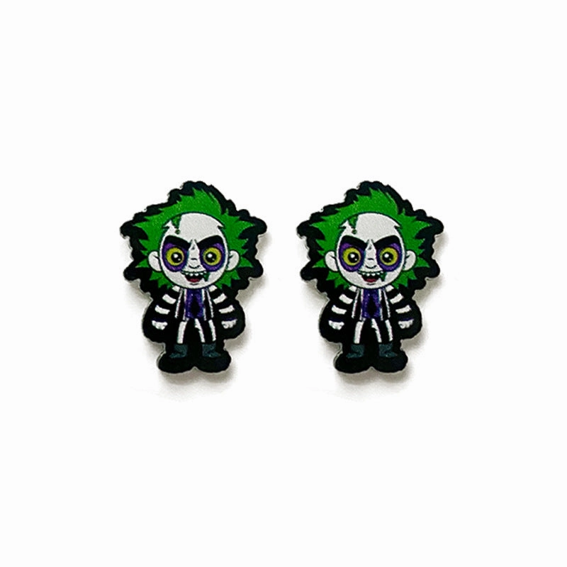 Wholesale Halloween Horror Acrylic Earrings