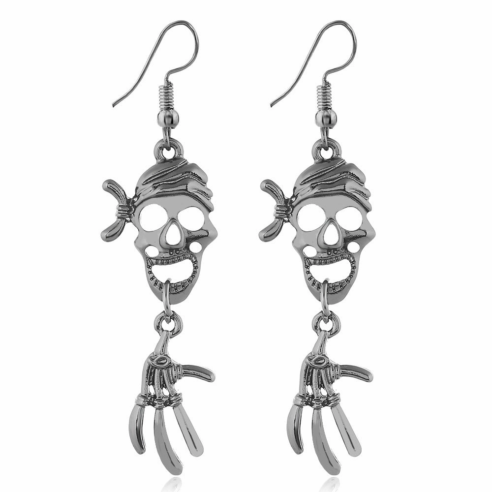 Wholesale Halloween Horror Fun Alloy Earrings