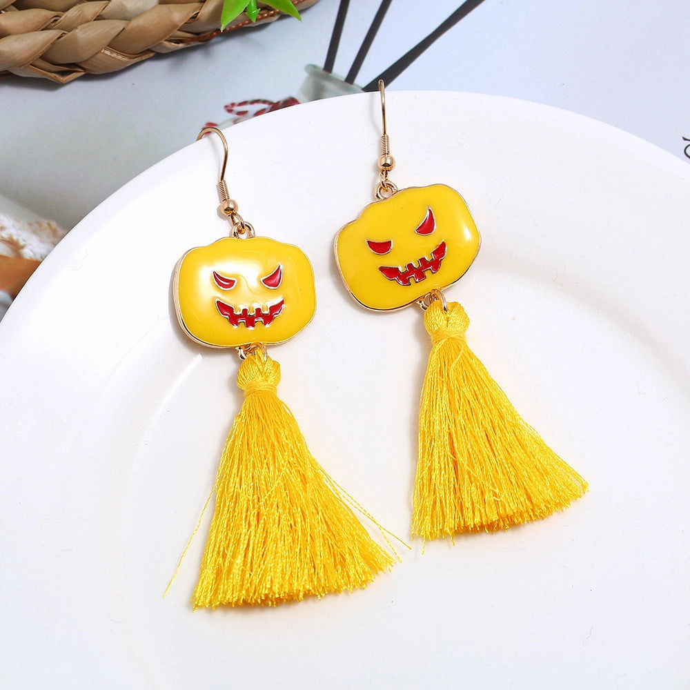 Wholesale Halloween Horror Fun Alloy Earrings