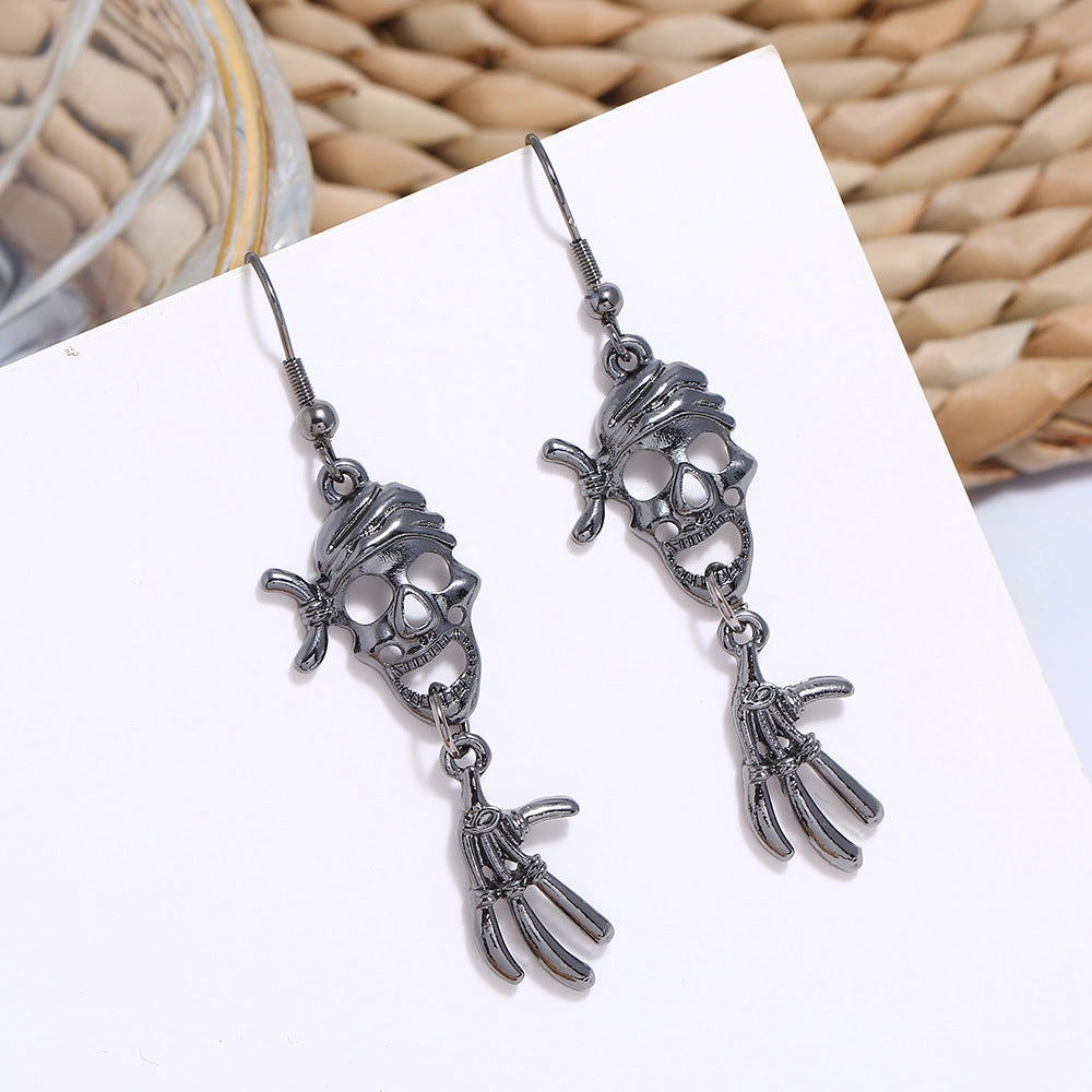 Wholesale Halloween Horror Fun Alloy Earrings