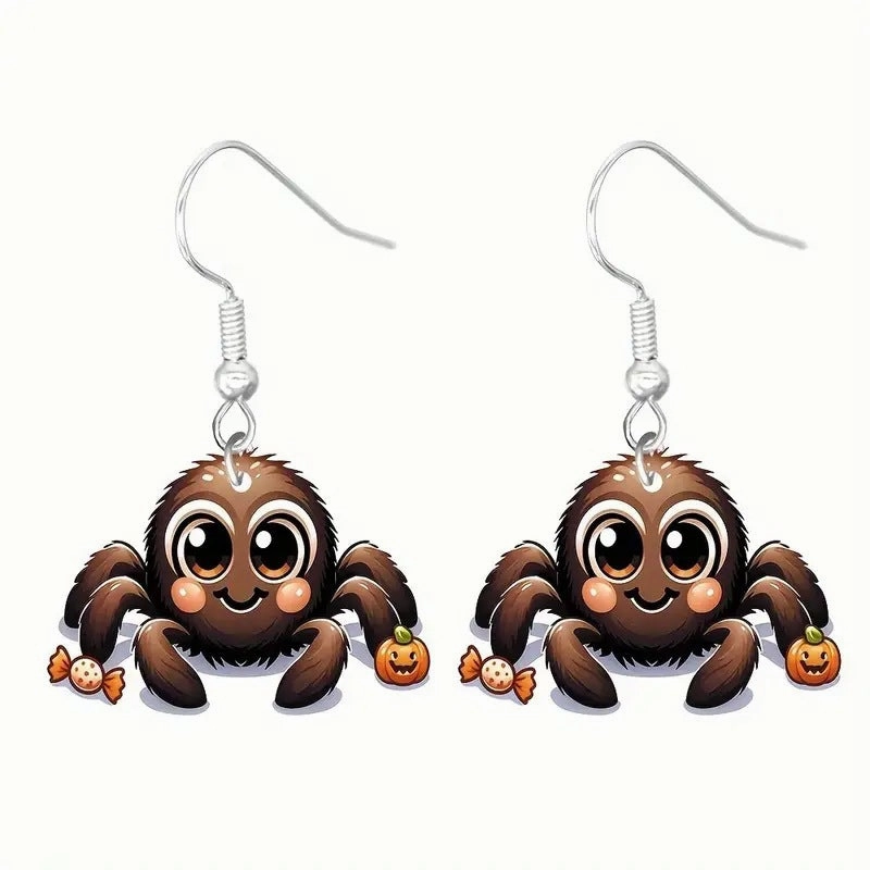 Wholesale Halloween Mummy Pumpkin Black Cat Devil Skeleton Earrings