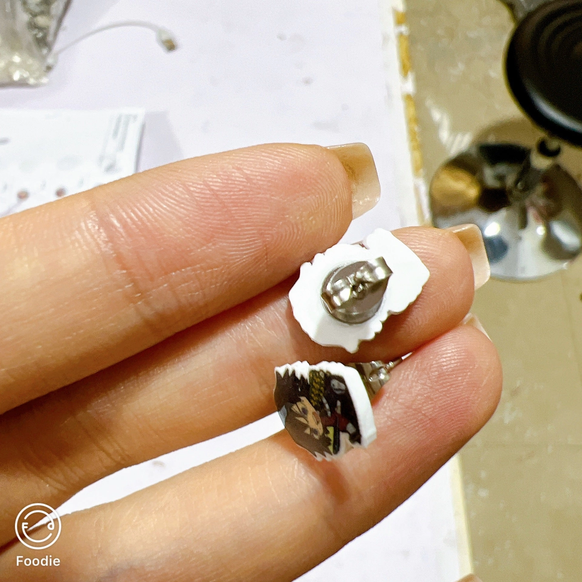Wholesale Halloween Pumpkin Spider Earrings