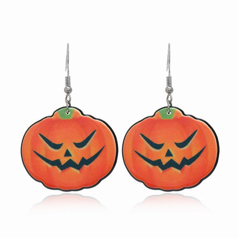Wholesale Halloween Series Funny Creative Acrylic Earrings
