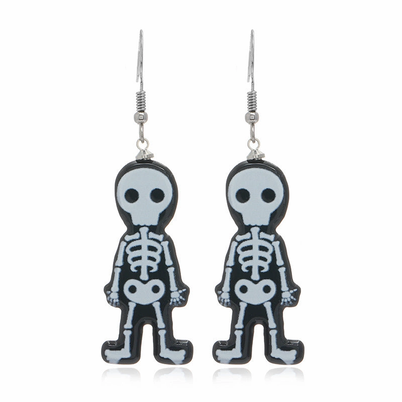 Wholesale Halloween Series Funny Creative Acrylic Earrings