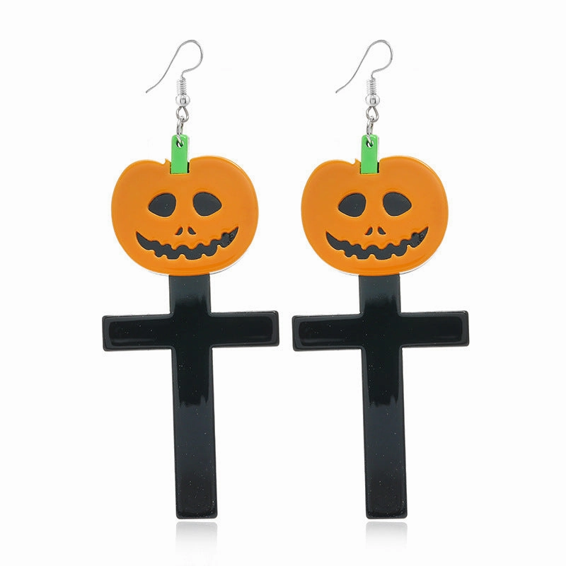 Wholesale Halloween Series Funny Creative Acrylic Earrings