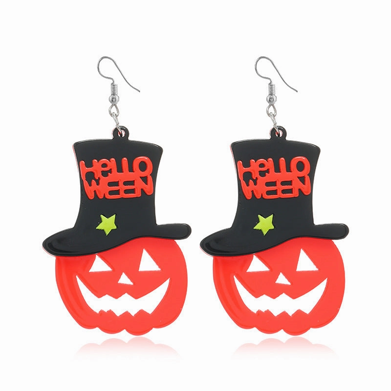 Wholesale Halloween Series Funny Creative Acrylic Earrings