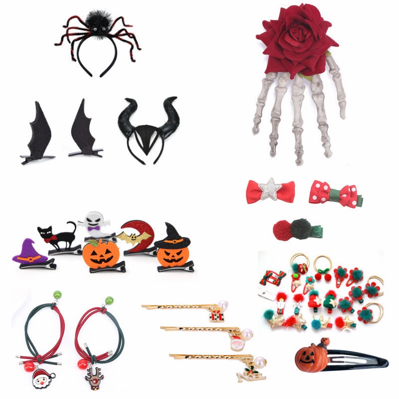 Wholesale Halloween Series Horror Funny Ghost Bat Spider Skull Earrings