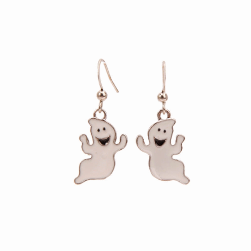 Wholesale Halloween Series Horror Funny Ghost Bat Spider Skull Earrings