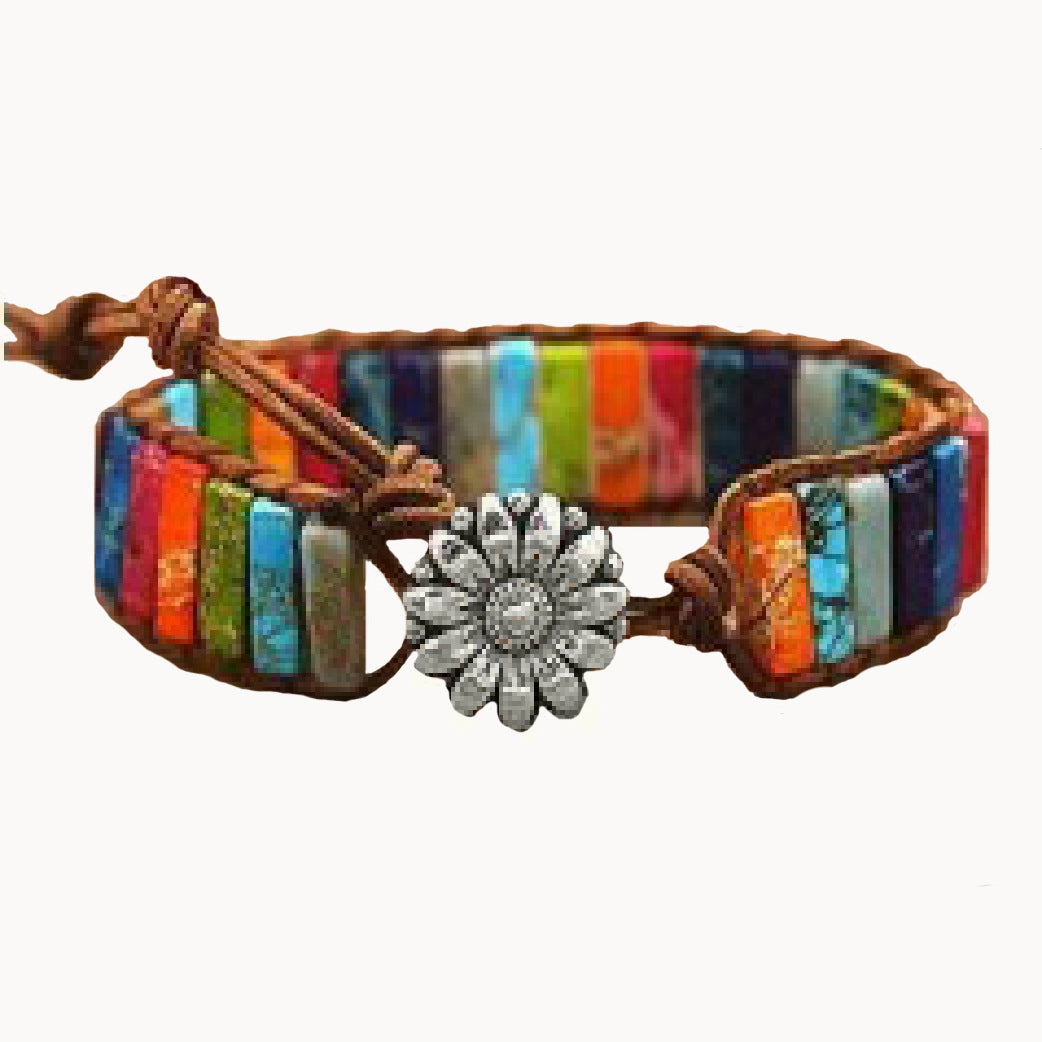 Wholesale Hand Made Bohemian Emperor Stone Bracelet