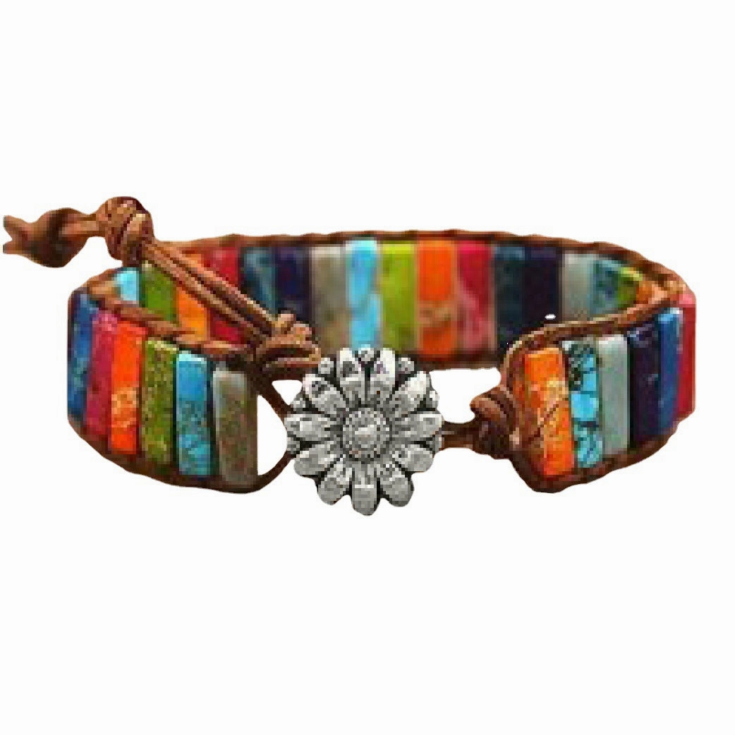 Wholesale Hand Made Bohemian Emperor Stone Bracelet
