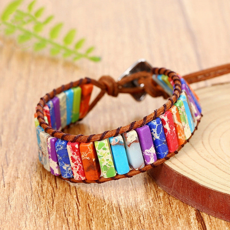 Wholesale Hand Made Bohemian Emperor Stone Bracelet