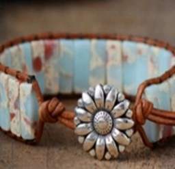 Wholesale Hand Made Bohemian Emperor Stone Bracelet