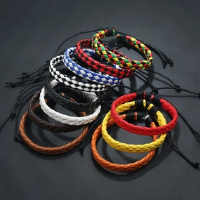 Wholesale Hand Made Leather Bracelet