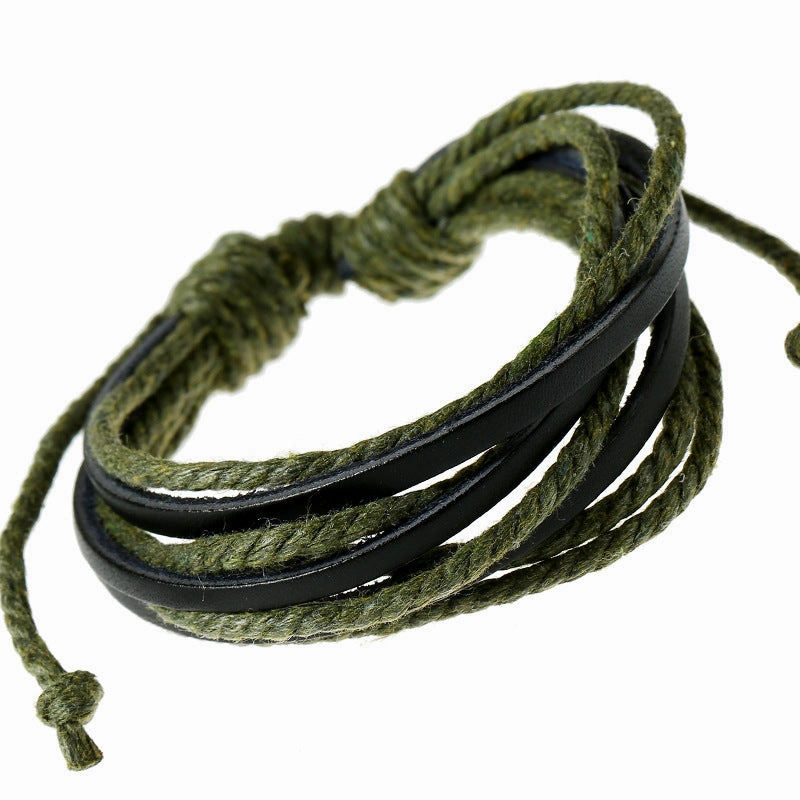 Wholesale Hand Made Multilayer Leather Bracelet