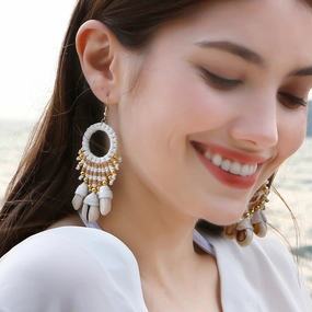 Wholesale Hand Woven Earrings