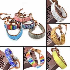 Wholesale Hand Woven Lapis Lazuli Bracelet