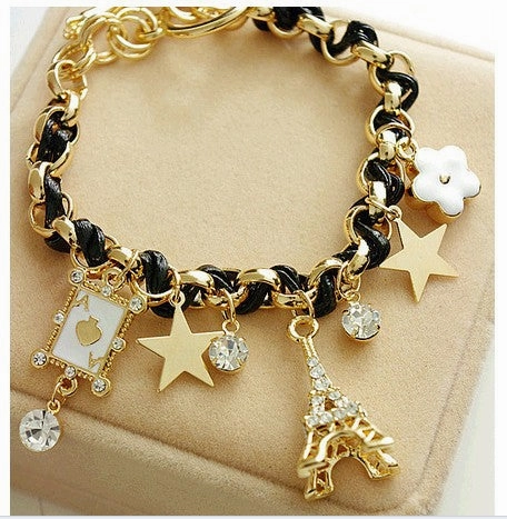 Wholesale Hand Woven Leather Cord Bracelet