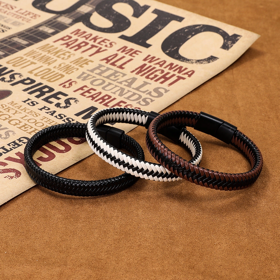 Wholesale Hand Woven Magnetic Buckle Bracelet