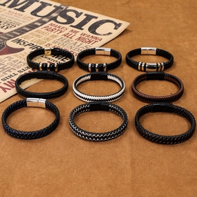 Wholesale Hand Woven Magnetic Buckle Bracelet