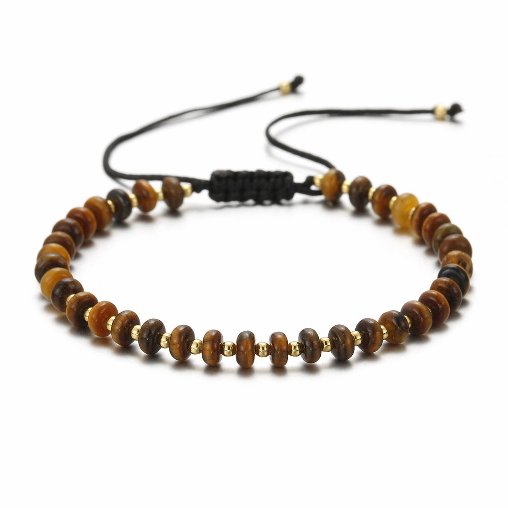 Wholesale Hand Woven Natural Stone Bracelet