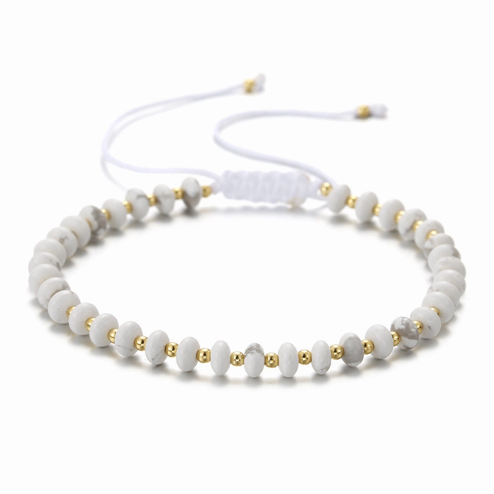 Wholesale Hand Woven Natural Stone Bracelet