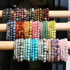 Wholesale  handmade beaded natural stone bracelet