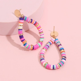 Wholesale Hawaiian Beach Shells Metal Earrings