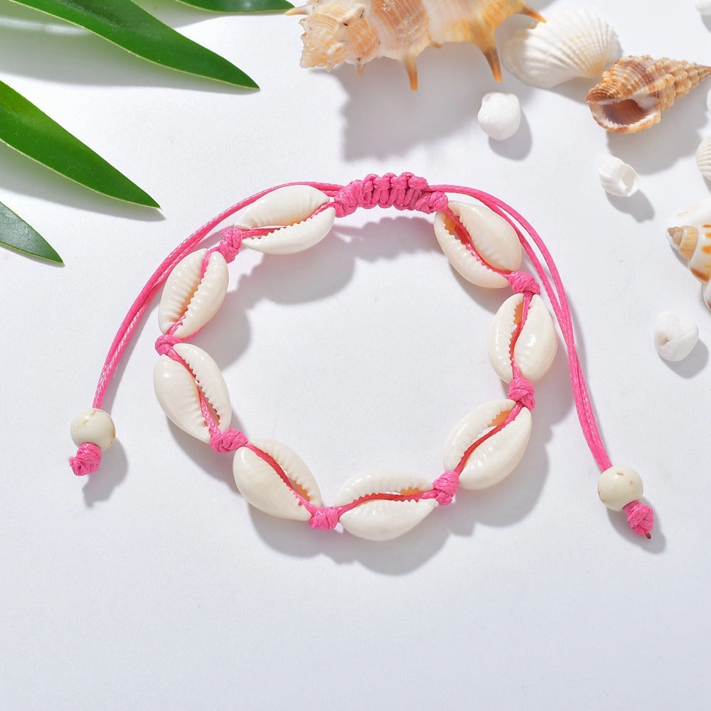 Wholesale Hawaiian Shell Braided Bracelet