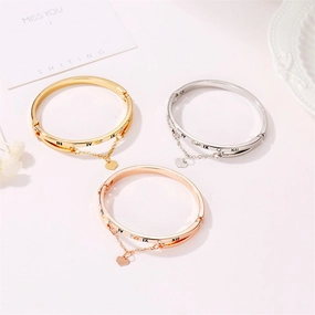 Wholesale Heart Geometric Crystal Bracelet