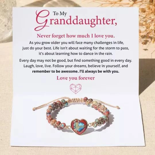 Wholesale Heart Pendant Bracelet Double Braided Friendship Bracelet