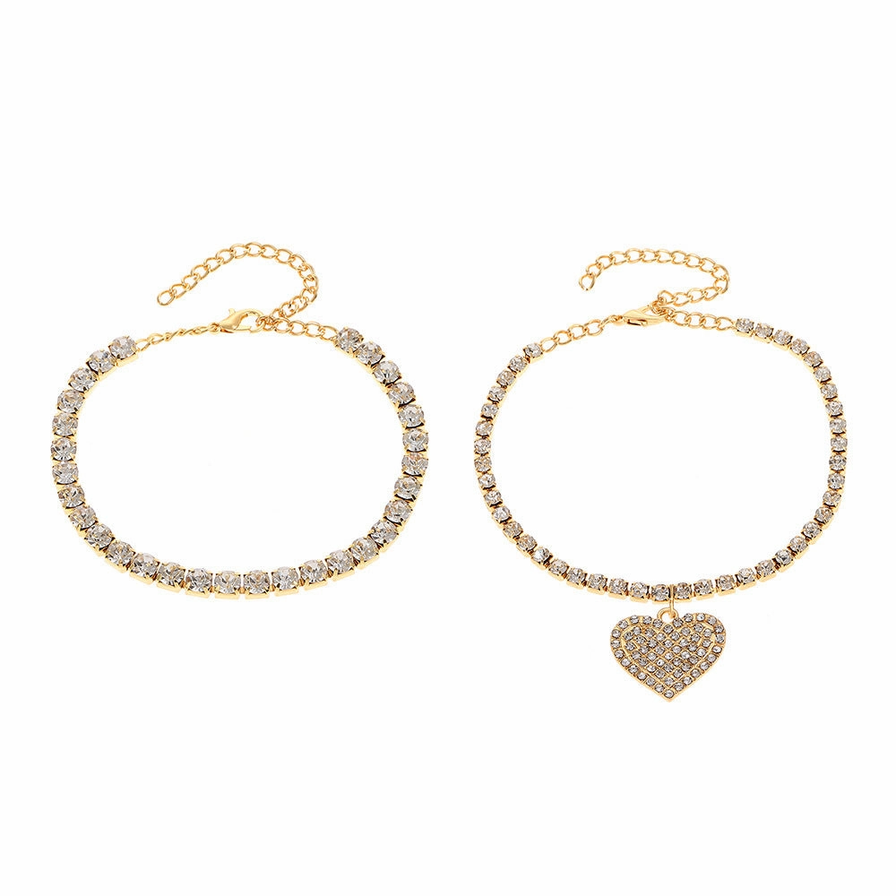 Wholesale Heart Rhinestone Bracelet