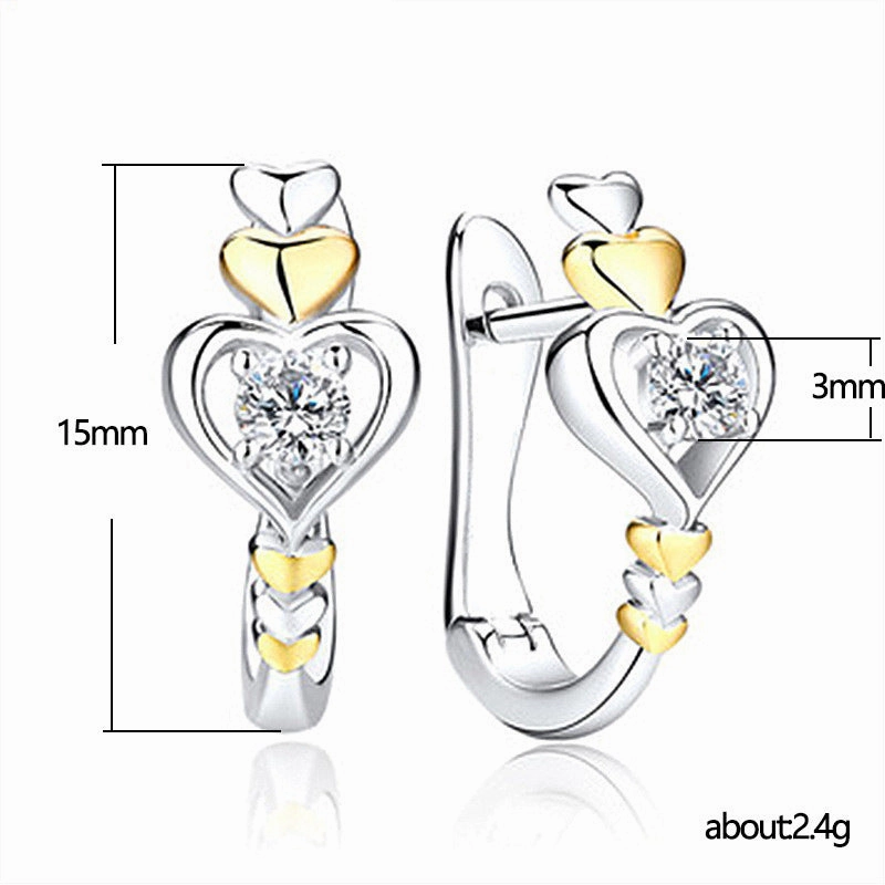 Wholesale Heart Shaped Creative Earrings