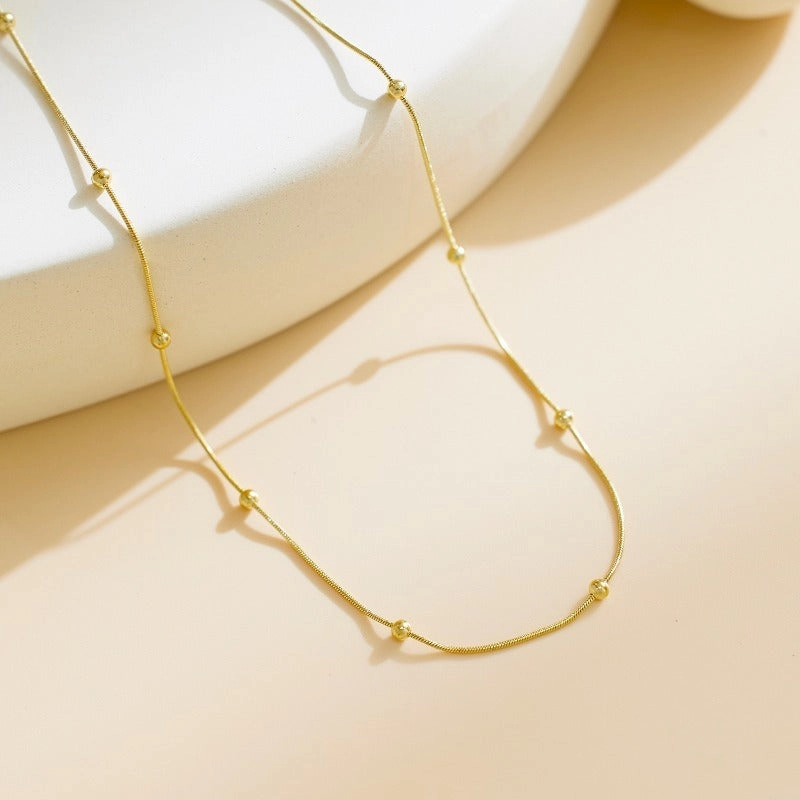 Wholesale Heart Shaped Titanium Steel Snake Bone Chain