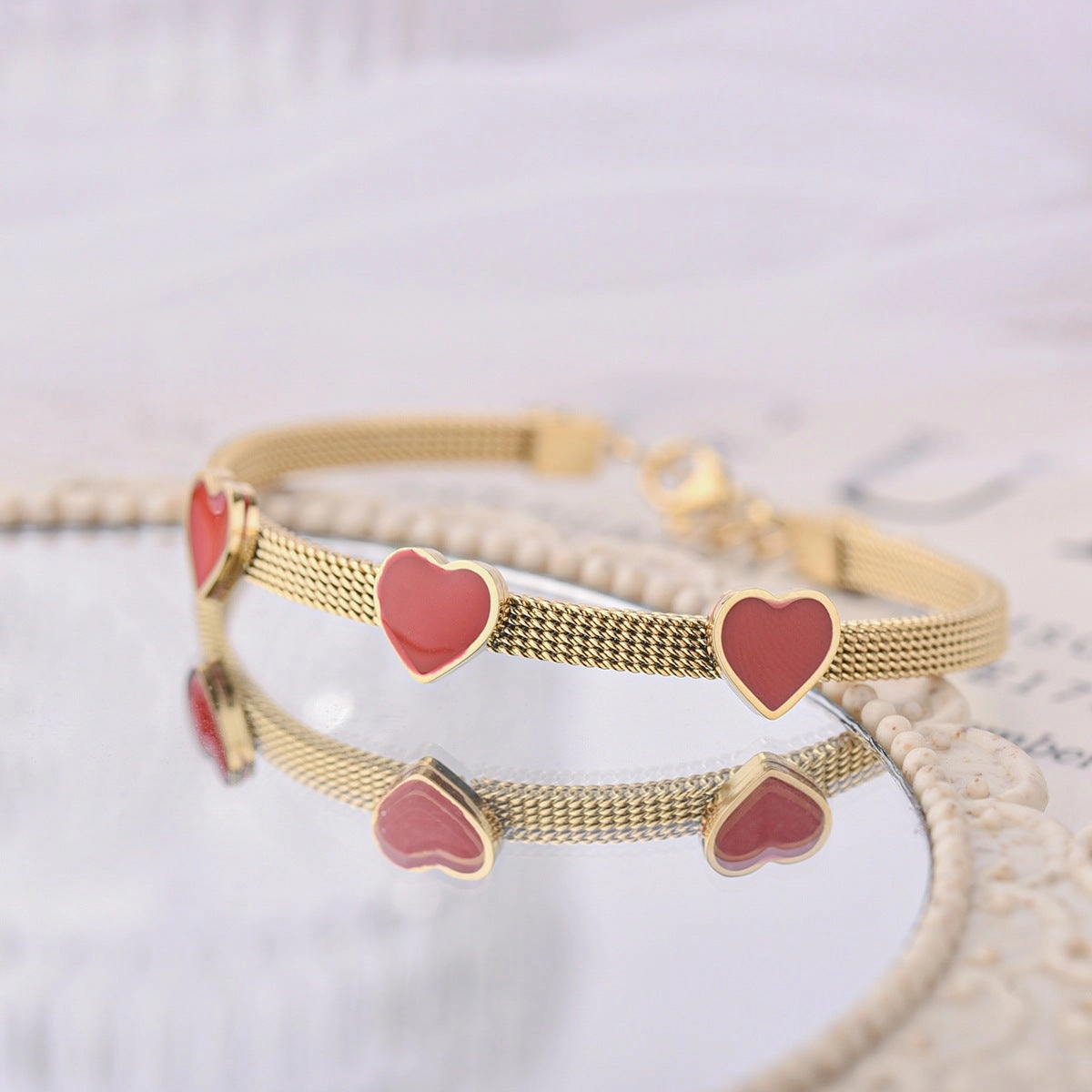 Wholesale Heart Stainless Steel Bracelet
