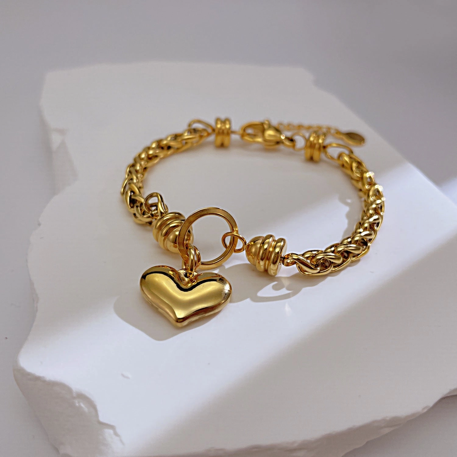 Wholesale Heart Stainless Steel Bracelet