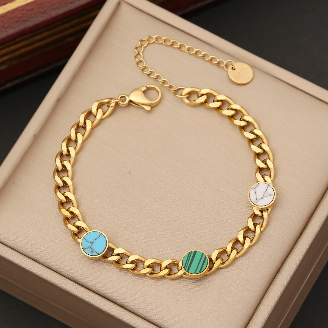 Wholesale Heart Stainless Steel Star Bracelet