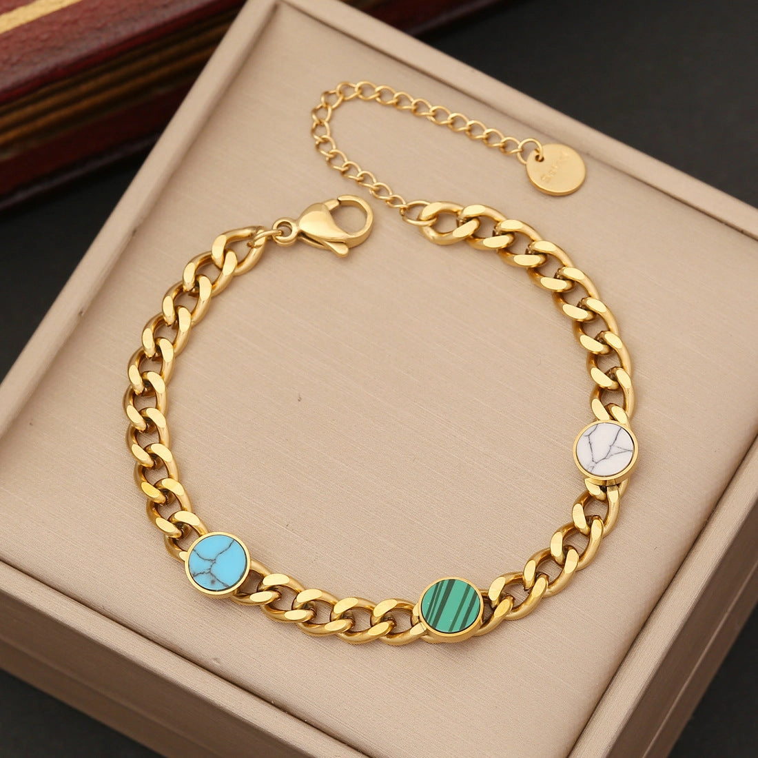 Wholesale Heart Stainless Steel Star Bracelet
