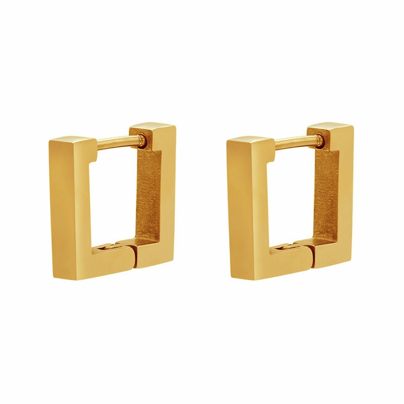 Wholesale Heart Triangle Geometric Gold Plated Earrings