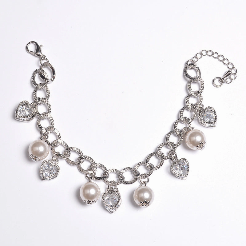 Wholesale Hearts Vintage Alloy Bracelet