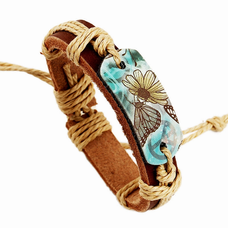Wholesale Heat Press Leather Bracelet