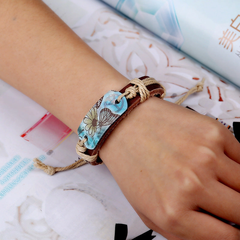 Wholesale Heat Press Leather Bracelet