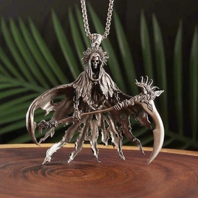 Wholesale Hell Death Scythe Death Advent Necklace