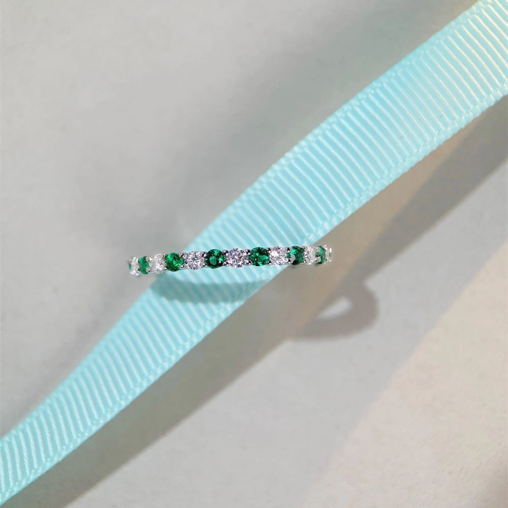 Wholesale High Carbon Diamond S925 Sterling Silver Ring
